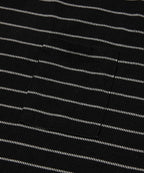 TEXTURED POCKET TEE [BLACK WHITE]