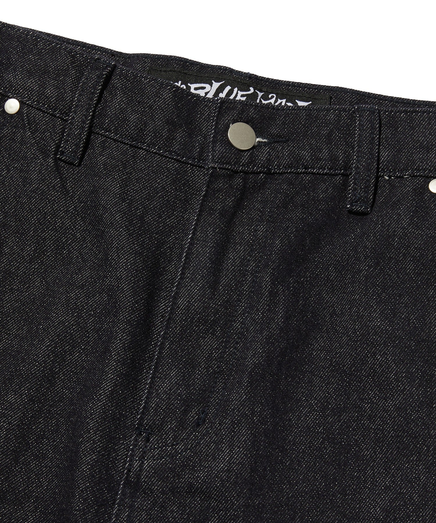 CURVED FLARE DENIM [RAW INDIGO]
