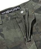 WIDE CARGO SHORTS [GREEN CAMO]