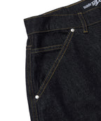CARPENTER DENIM SHORTS [RAW INDIGO]
