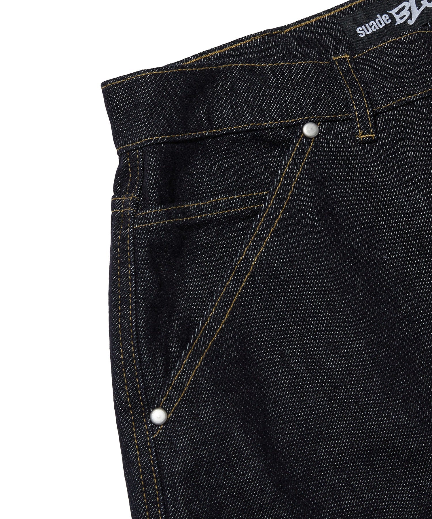 CARPENTER DENIM SHORTS [RAW INDIGO]