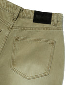 WRINKLE DENIM [OLIVE]