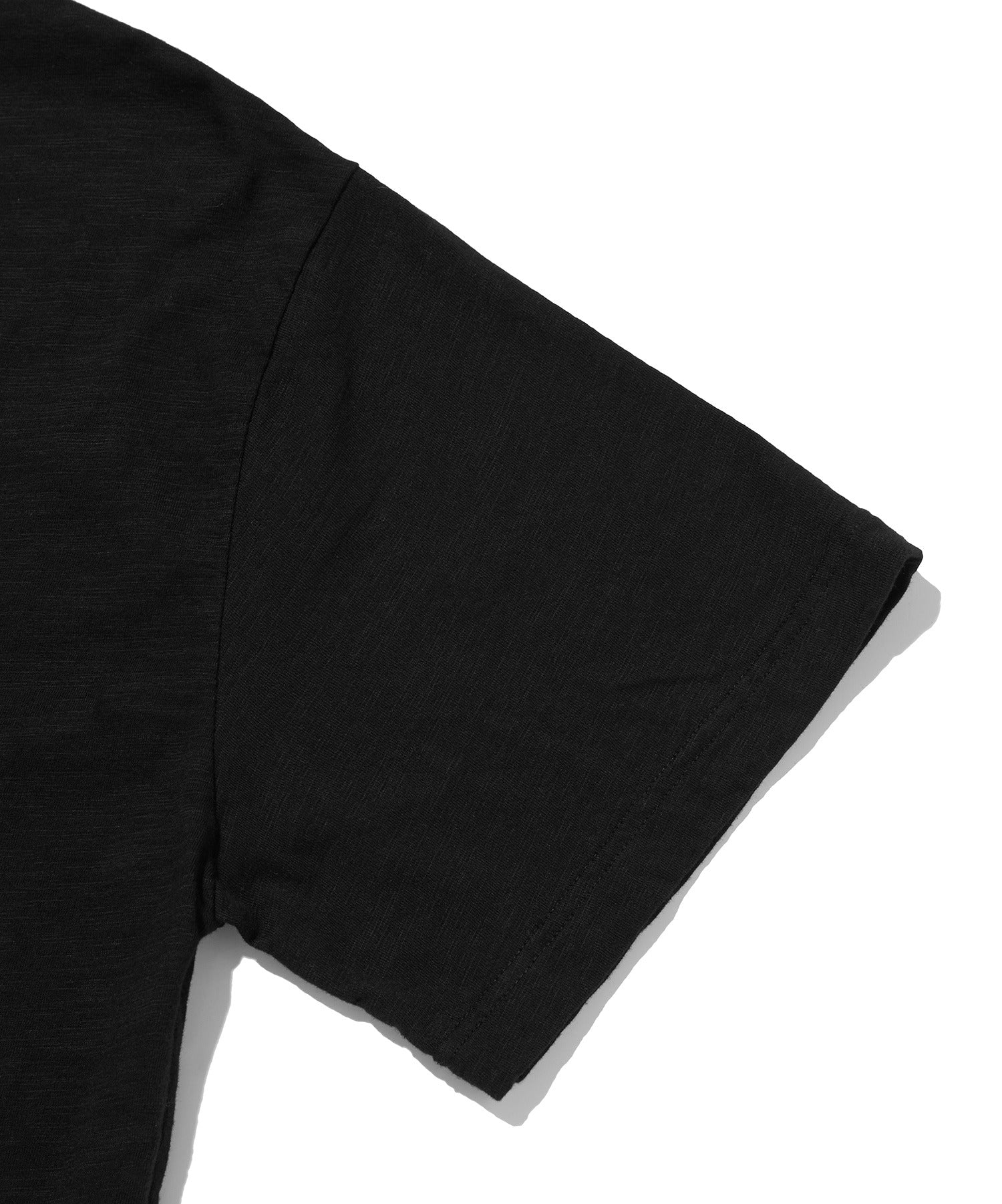 TEXTURED POCKET TEE [BLACK]