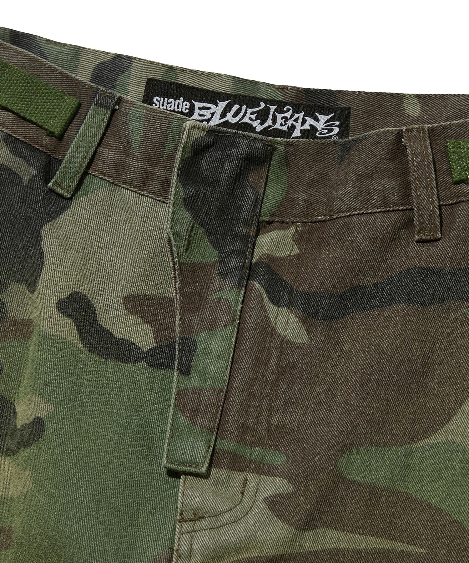 WASHED CARGO PANTS [GREEN CAMO]