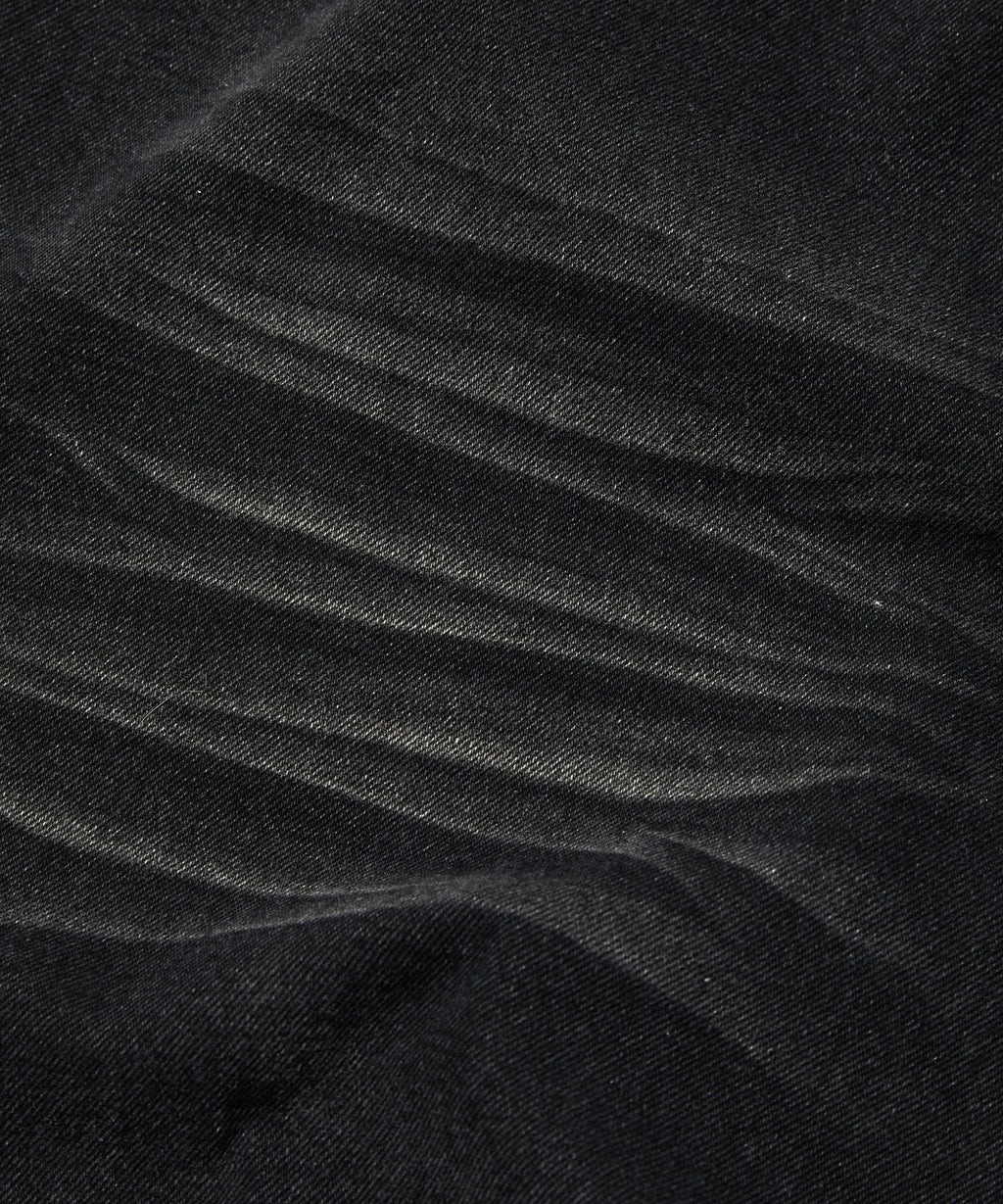WRINKLE DENIM [BLACK]