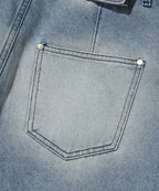 CINCH BACK DENIM [LIGHT BLUE]