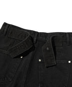 CINCH BACK DENIM [BLACK]