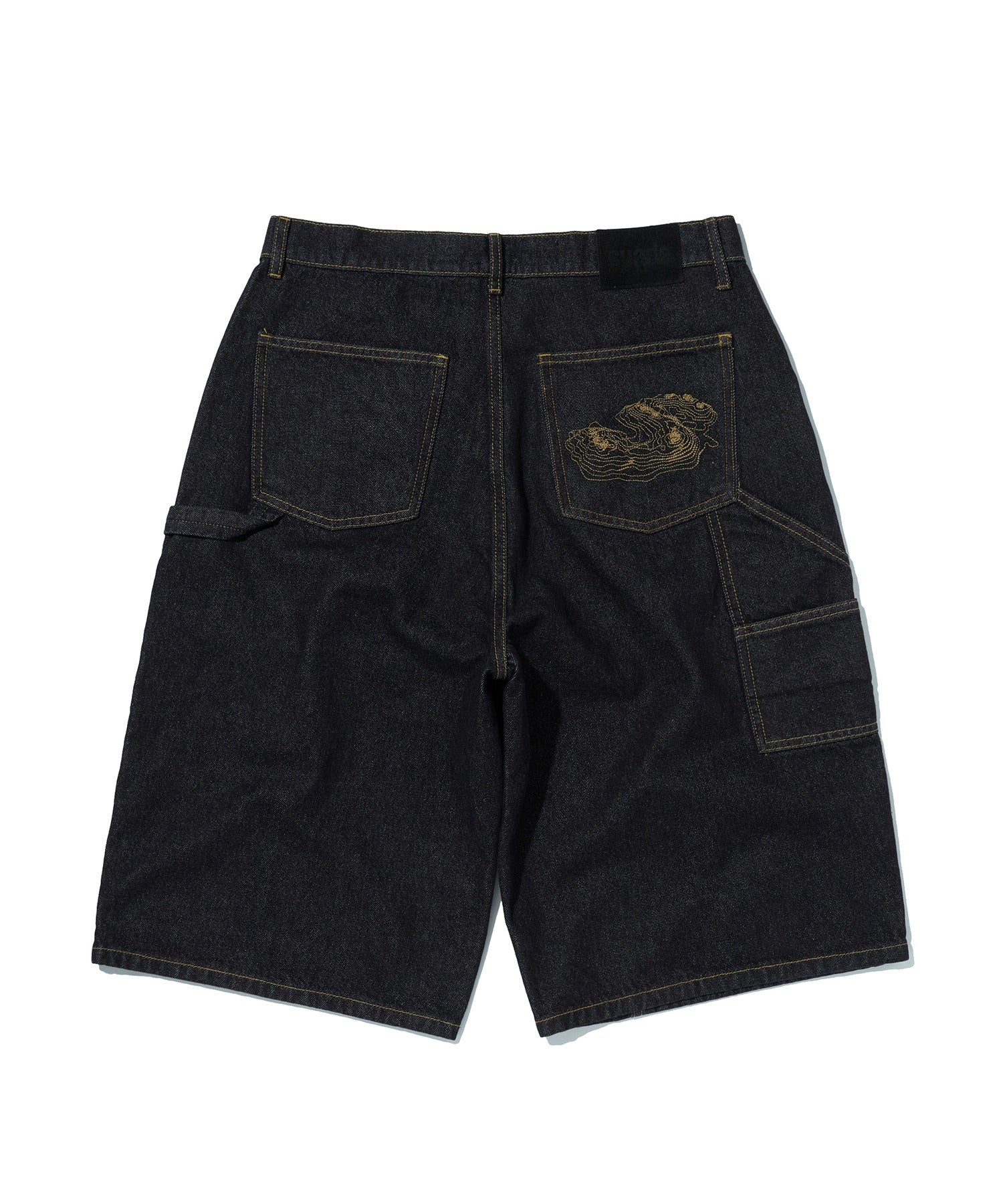 CONTOUR DOUBLE KNEE SHORTS [RAW INDIGO]
