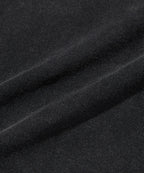 WASHED HENLEY NECK TEE [WASHING BLACK]