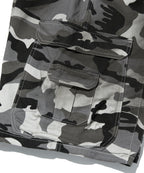 WIDE CARGO SHORTS [WHITE CAMO]