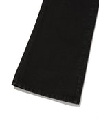 CURVED FLARE DENIM [BLACK]