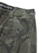 WIDE CARGO SHORTS [GREEN CAMO]