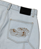 CONTOUR DOUBLE KNEE SHORTS [LIGHT BLUE]