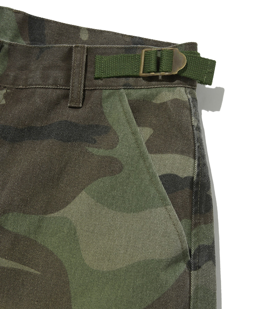 WASHED CARGO PANTS [GREEN CAMO]