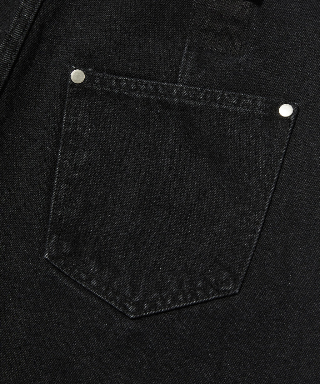 CINCH BACK DENIM [BLACK]