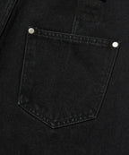 CINCH BACK DENIM [BLACK]