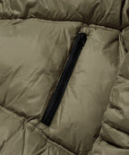 HOODED PUFFER JACKET [KHAKI]