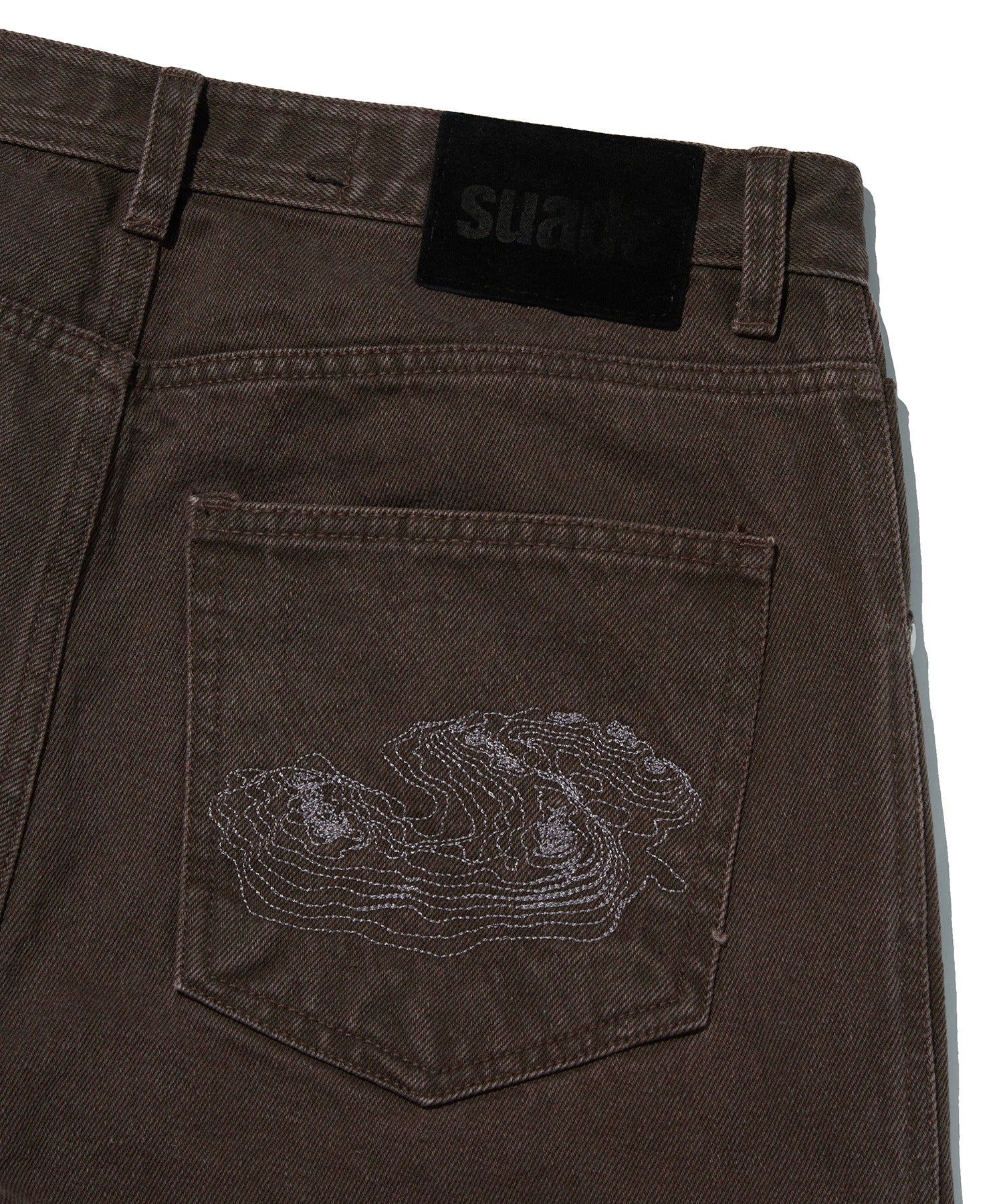 CONTOUR POCKET DENIM [BROWN]