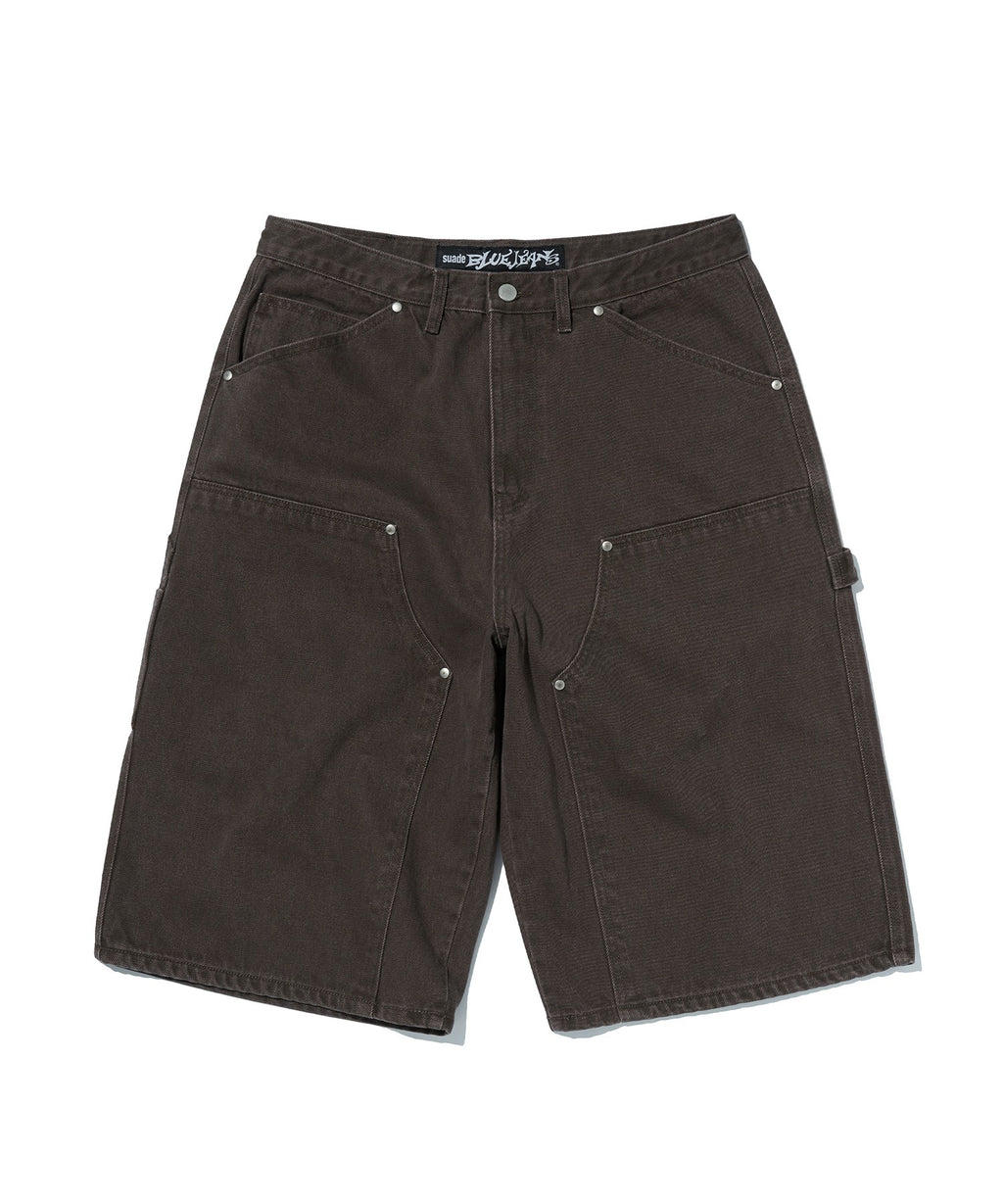 CONTOUR DOUBLE KNEE SHORTS [BROWN]