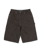 CONTOUR DOUBLE KNEE SHORTS [BROWN]