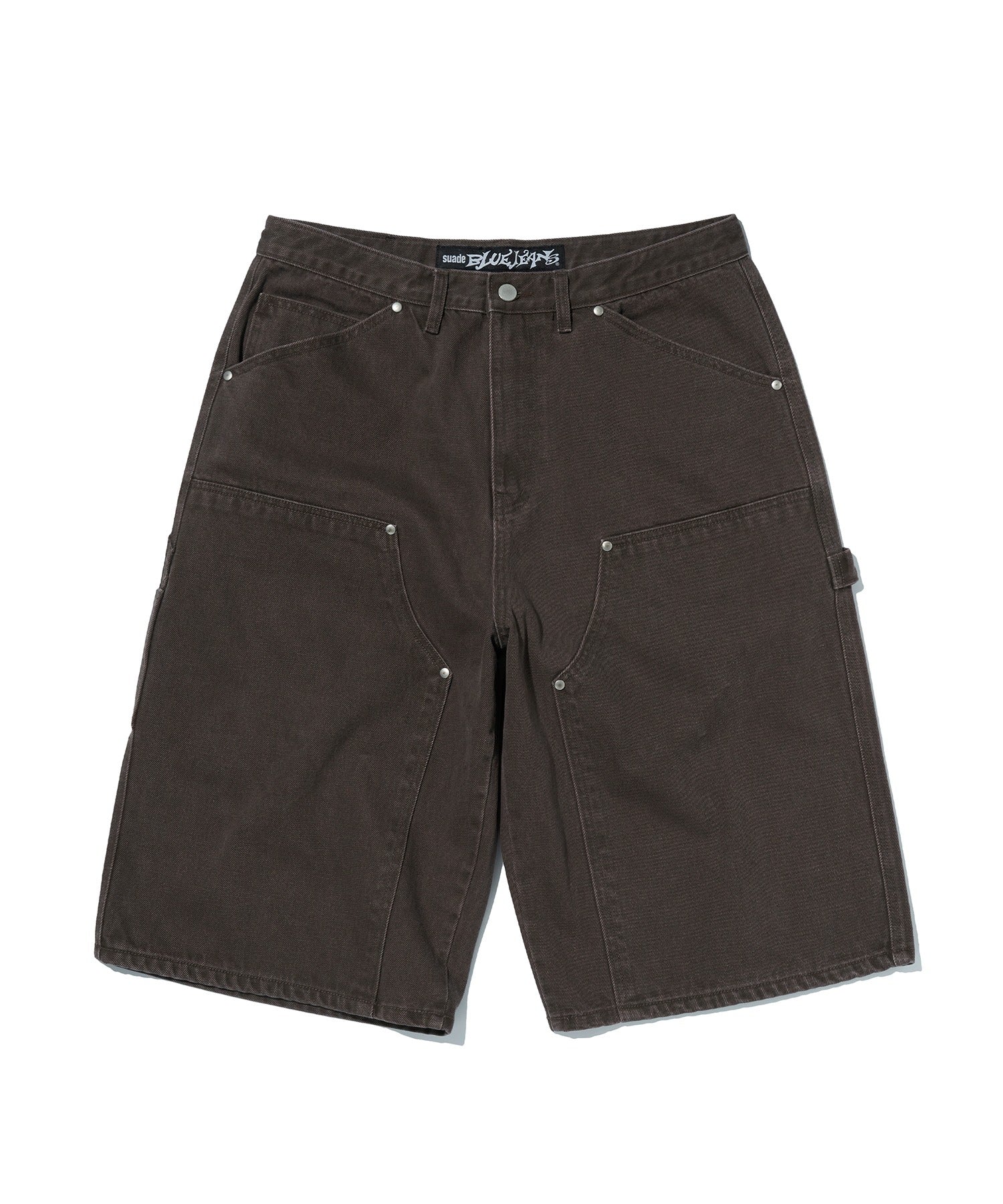 CONTOUR DOUBLE KNEE SHORTS [BROWN]