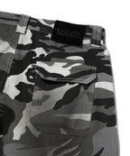 WIDE CARGO SHORTS [WHITE CAMO]