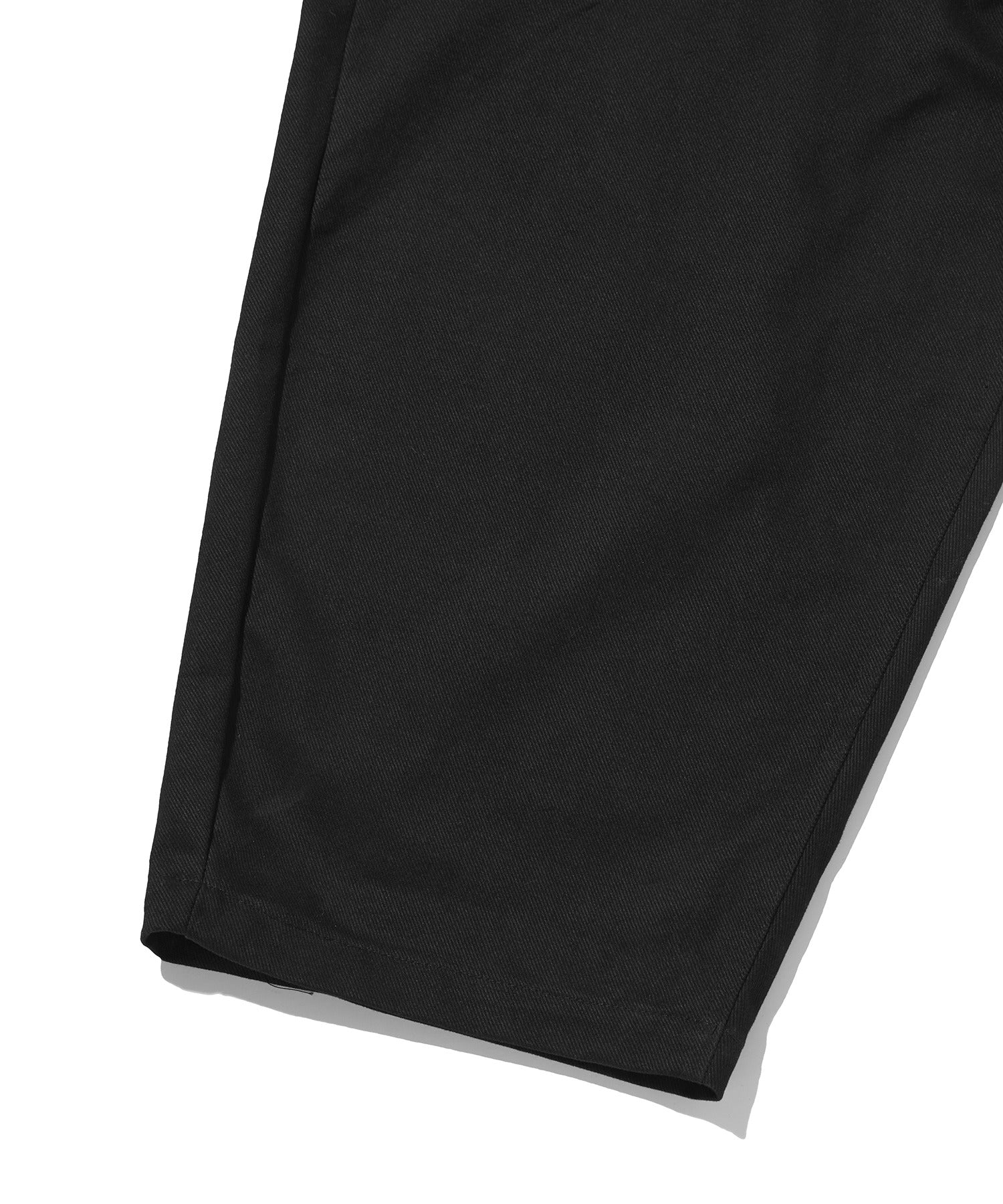 WIDE CHINO PANTS [BLACK]