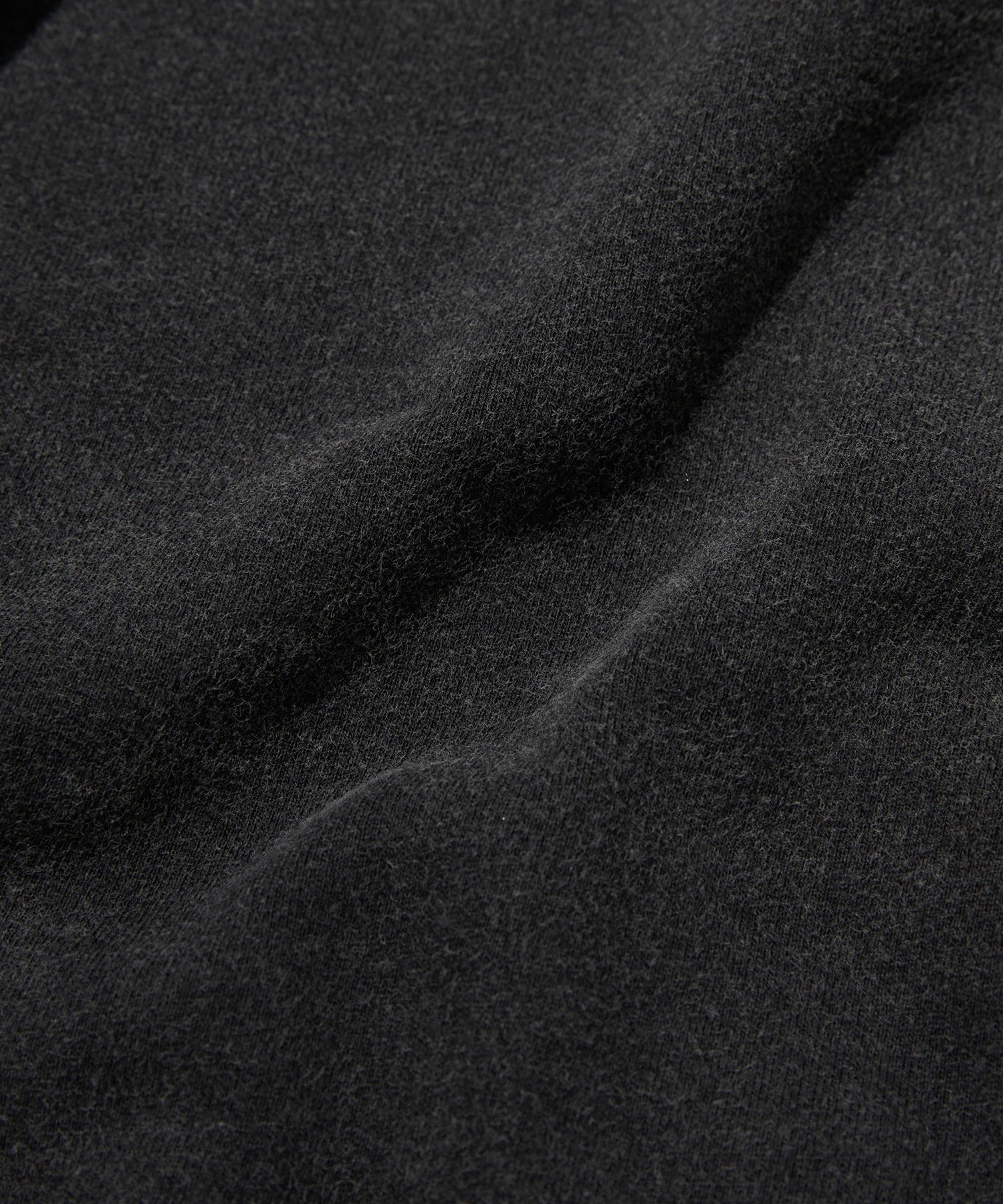 CROPPED WASHED HOOD ZIP UP [WASHING BLACK]