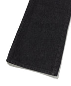 CURVED FLARE DENIM [RAW INDIGO]