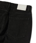 CURVED FLARE DENIM [BLACK]