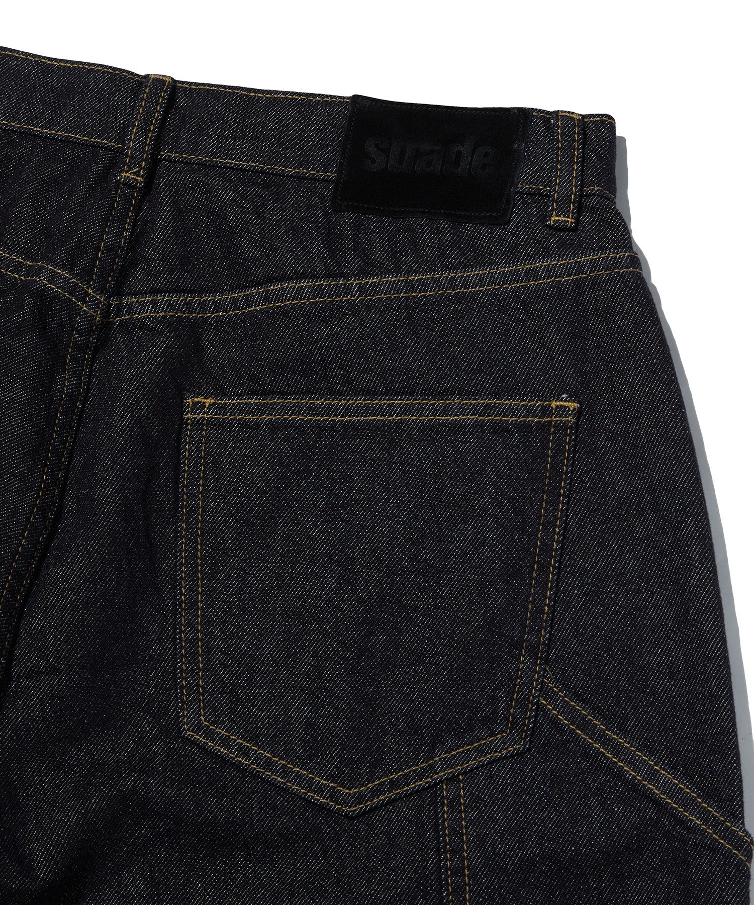 CARPENTER DENIM SHORTS [RAW INDIGO]