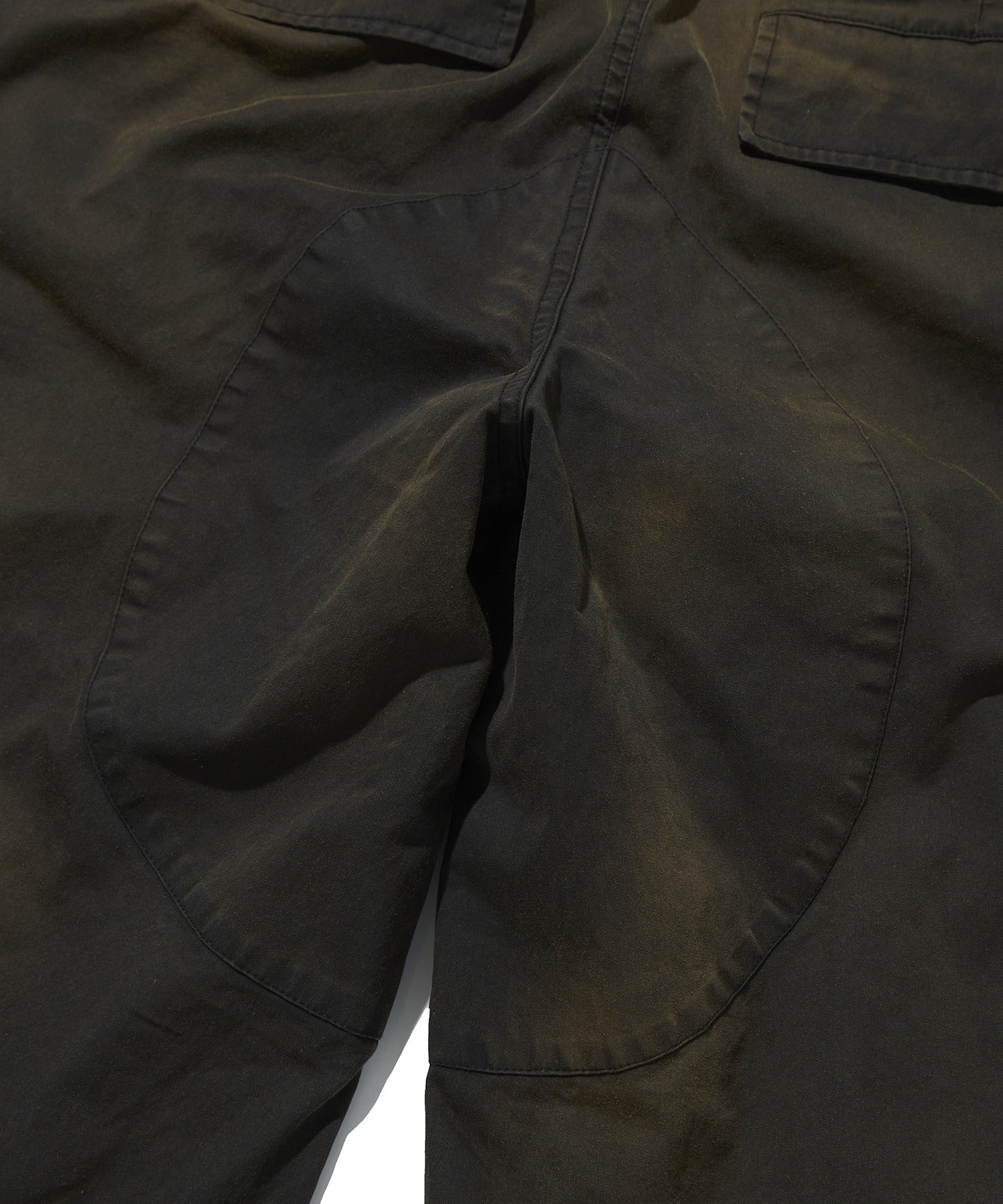WASHED CARGO PANTS [DARK BLACK]