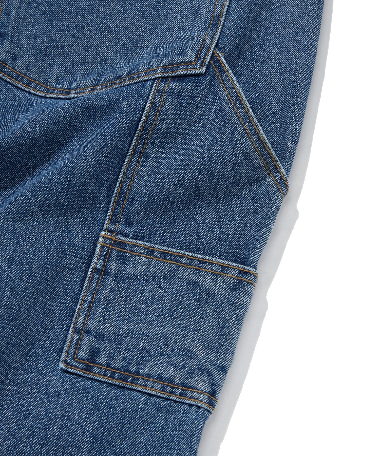 CARPENTER DENIM SHORTS [BLUE]