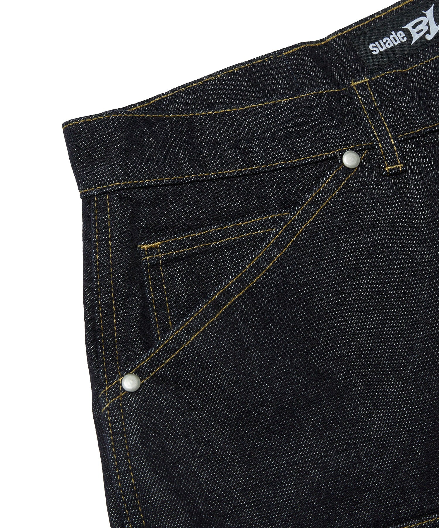 CONTOUR DOUBLE KNEE SHORTS [RAW INDIGO]