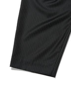 TWO TUCK STRIPE SLACKS [BLACK]