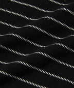 TEXTURED POCKET TEE [BLACK WHITE]
