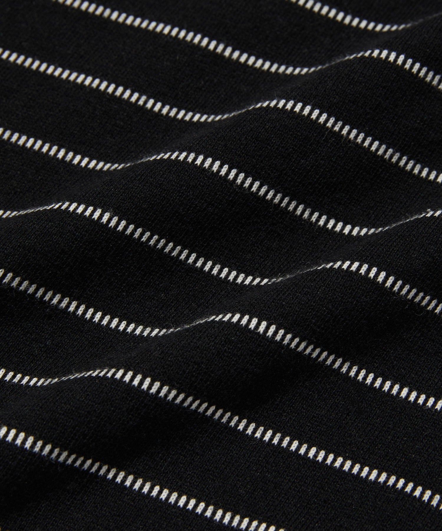 TEXTURED POCKET TEE [BLACK WHITE]
