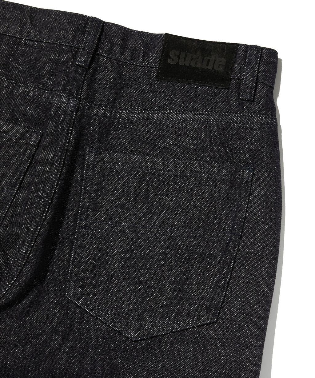 CURVED FLARE DENIM [RAW INDIGO]