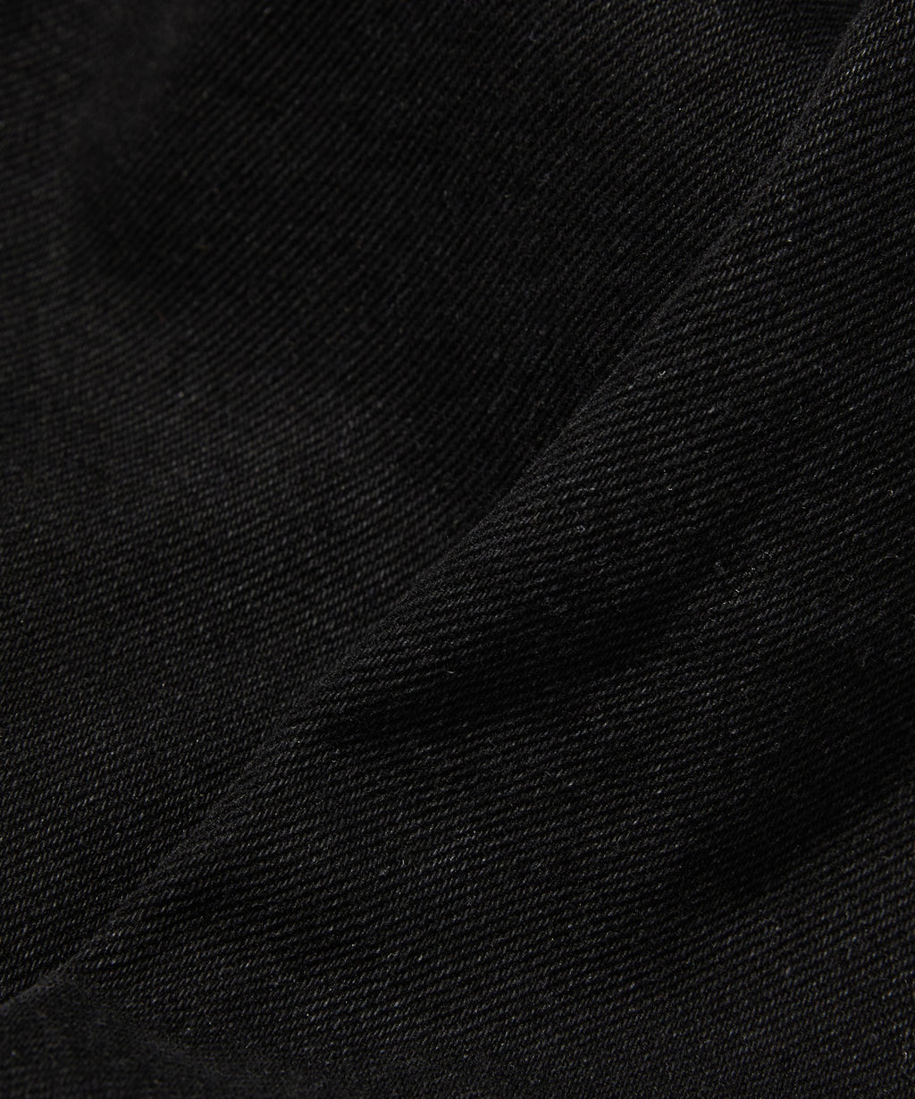 CURVED FLARE DENIM [BLACK]