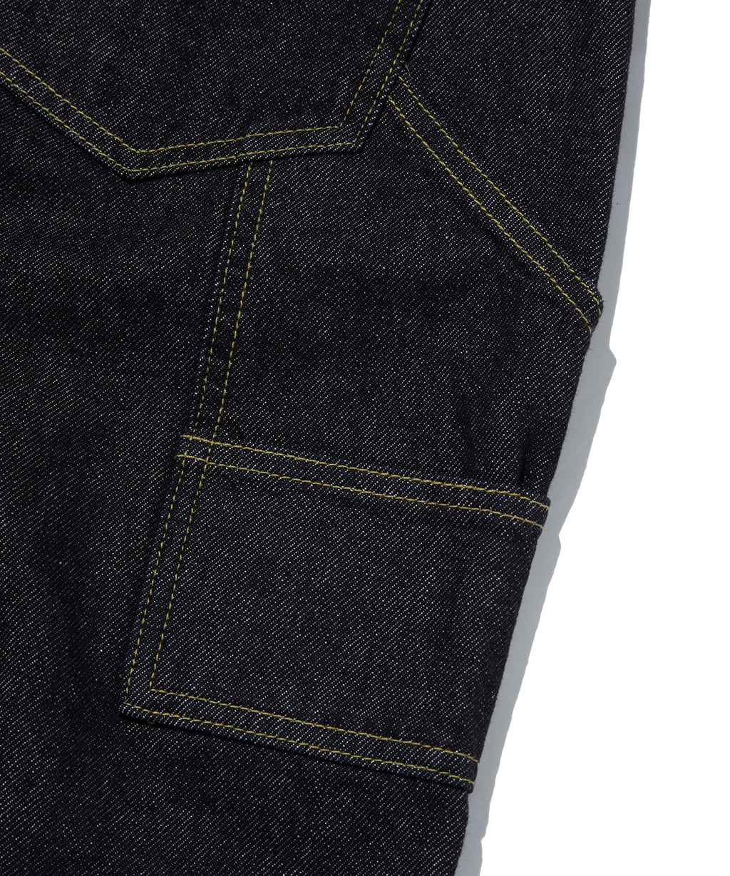 CARPENTER DENIM SHORTS [RAW INDIGO]