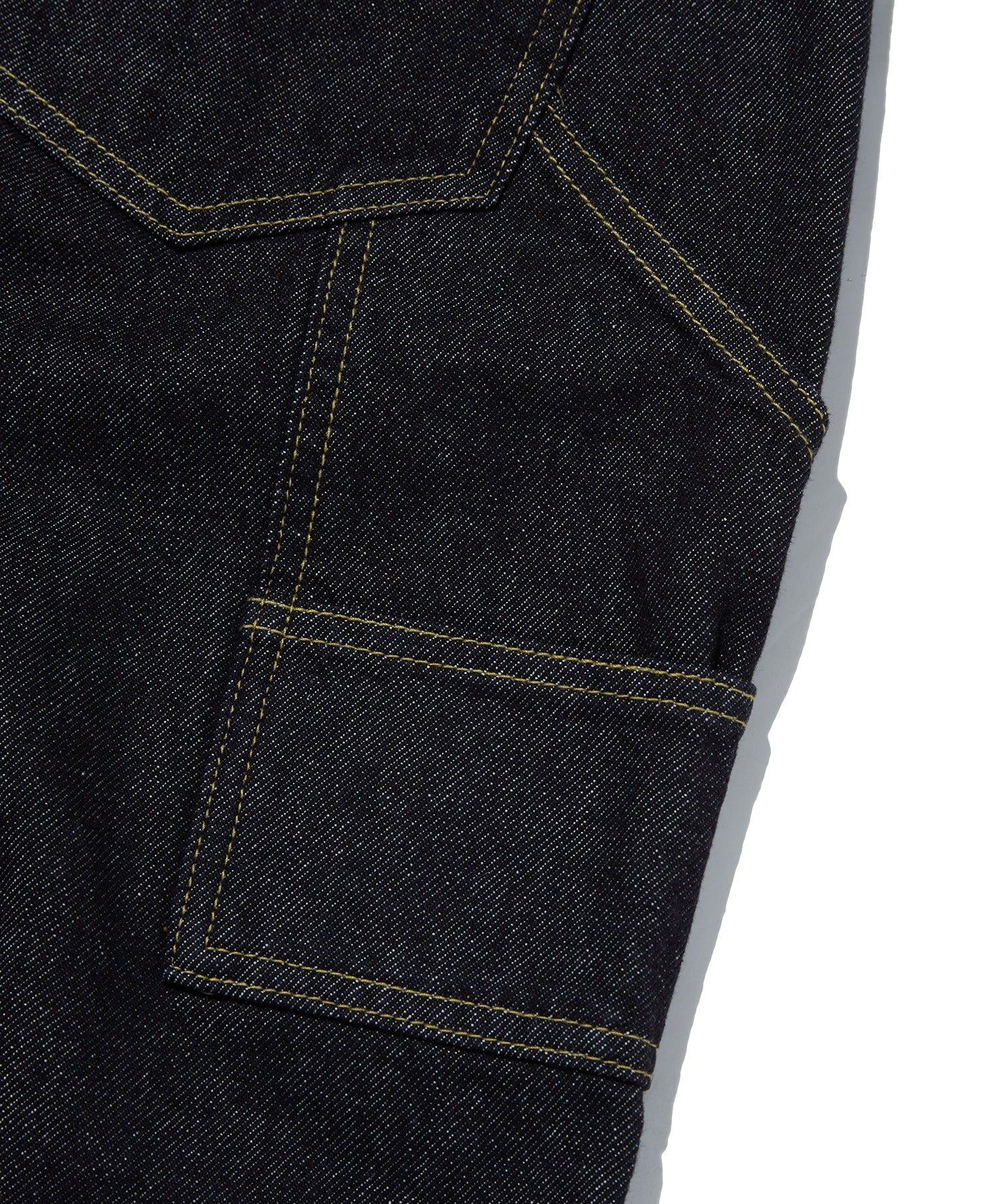 CARPENTER DENIM SHORTS [RAW INDIGO]