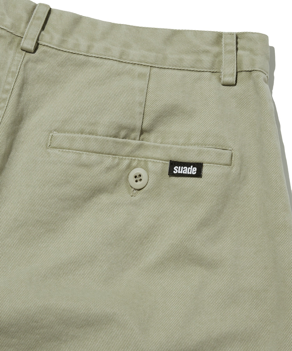 WIDE CHINO PANTS [KHAKI]