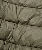 HOODED PUFFER JACKET [KHAKI]