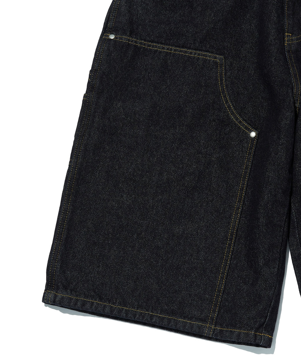 CONTOUR DOUBLE KNEE SHORTS [RAW INDIGO]