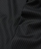 TWO TUCK STRIPE SLACKS [BLACK]