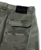 WIDE CARGO SHORTS [GREEN CAMO]