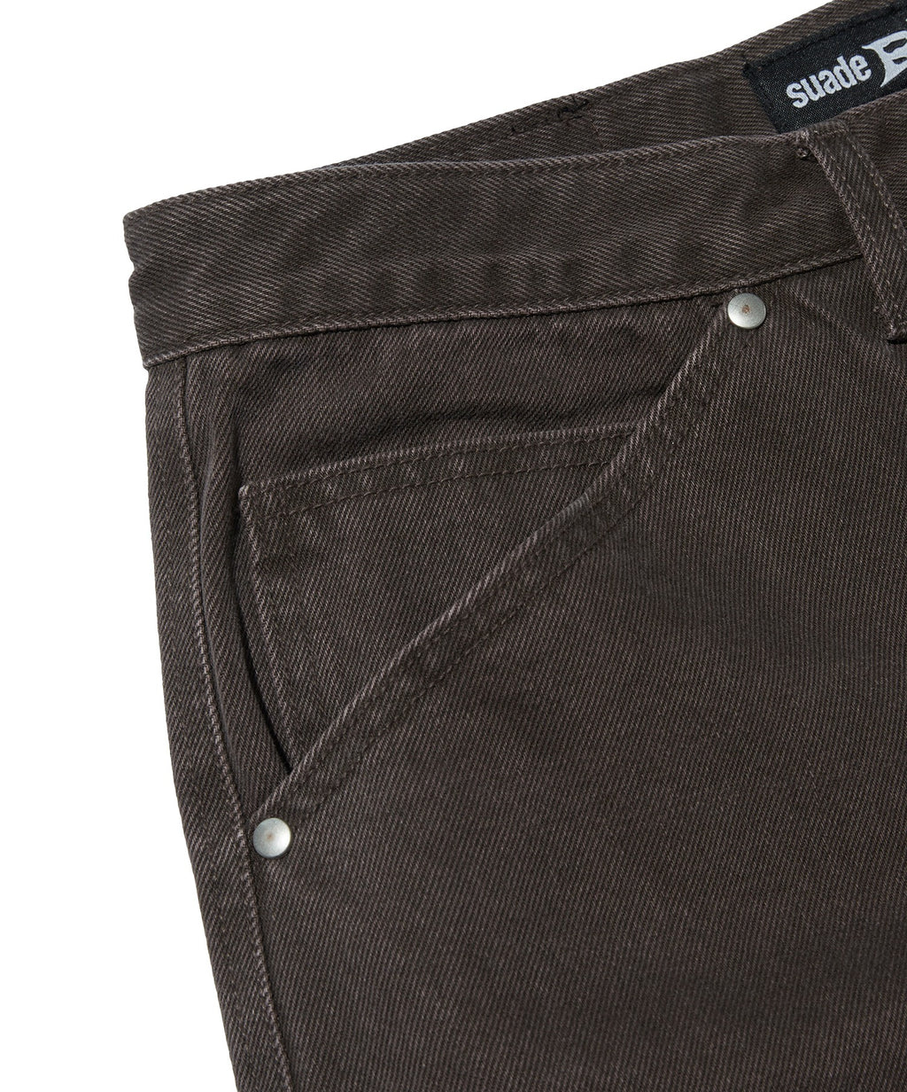 CONTOUR DOUBLE KNEE SHORTS [BROWN]