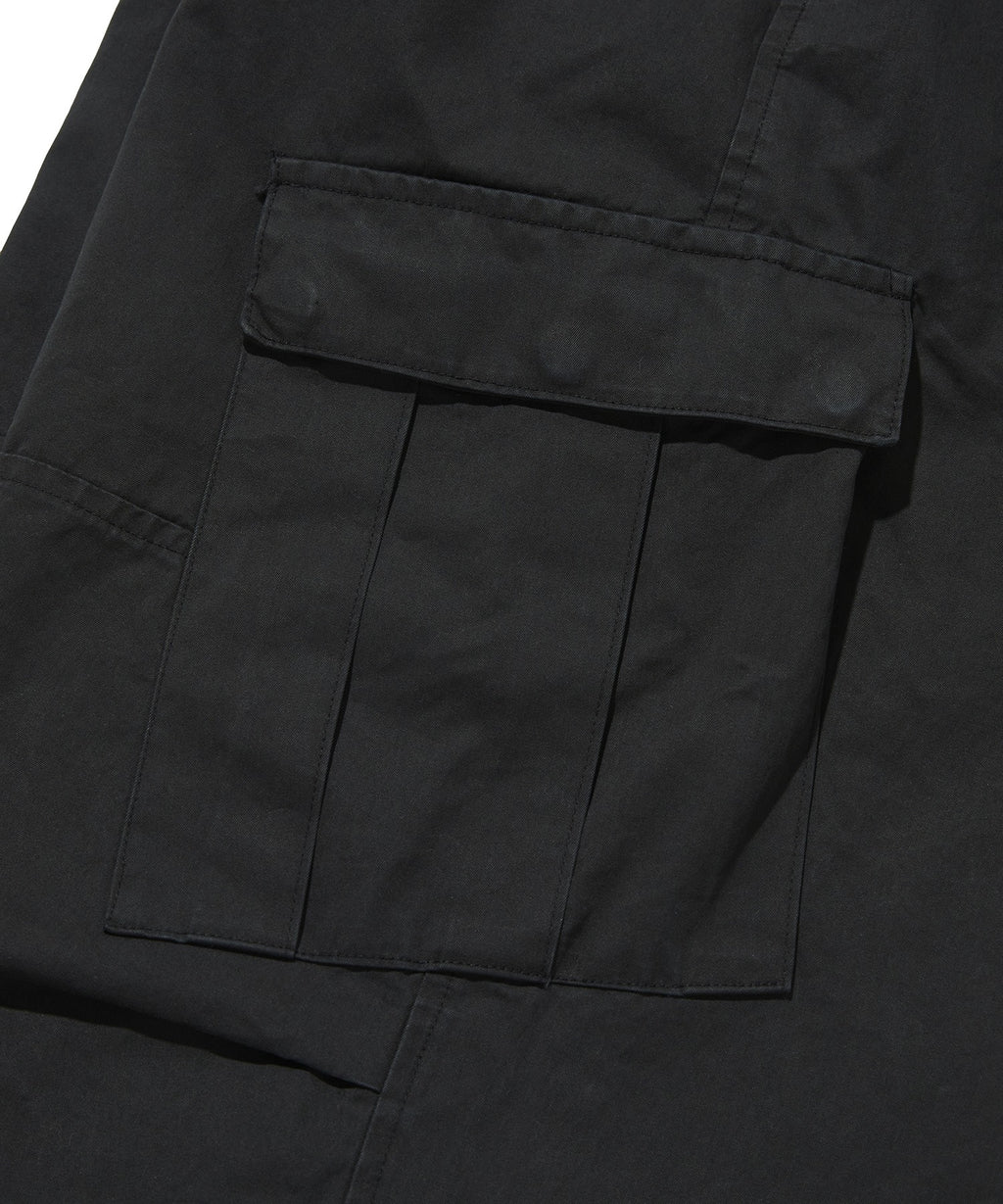 WASHED CARGO PANTS [BLACK]