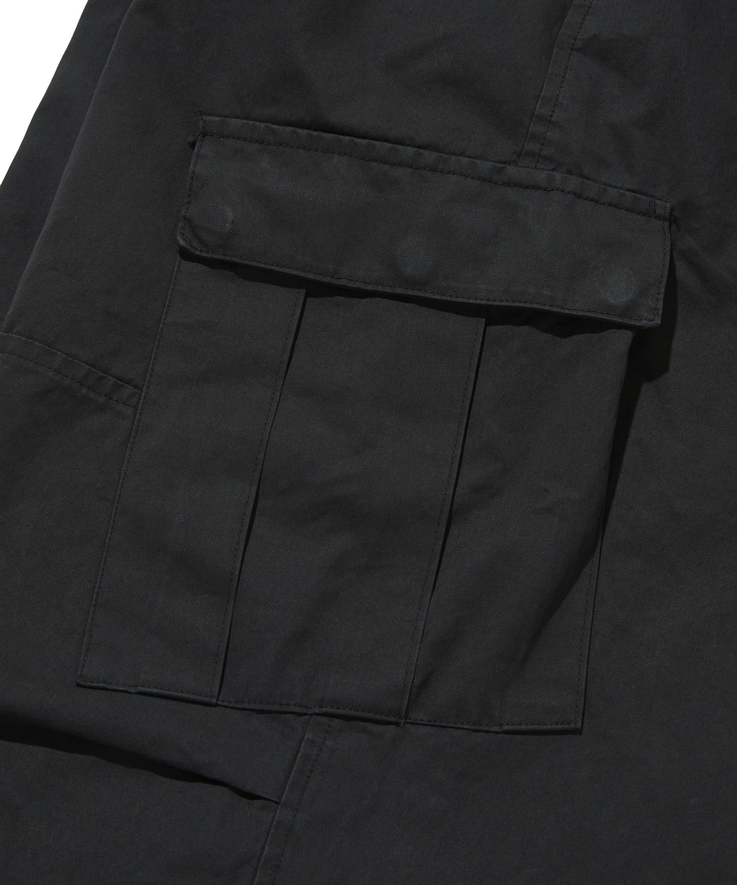 WASHED CARGO PANTS [BLACK]