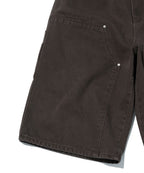 CONTOUR DOUBLE KNEE SHORTS [BROWN]